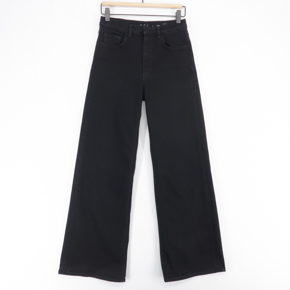 COS Black Wide-Leg Jeans